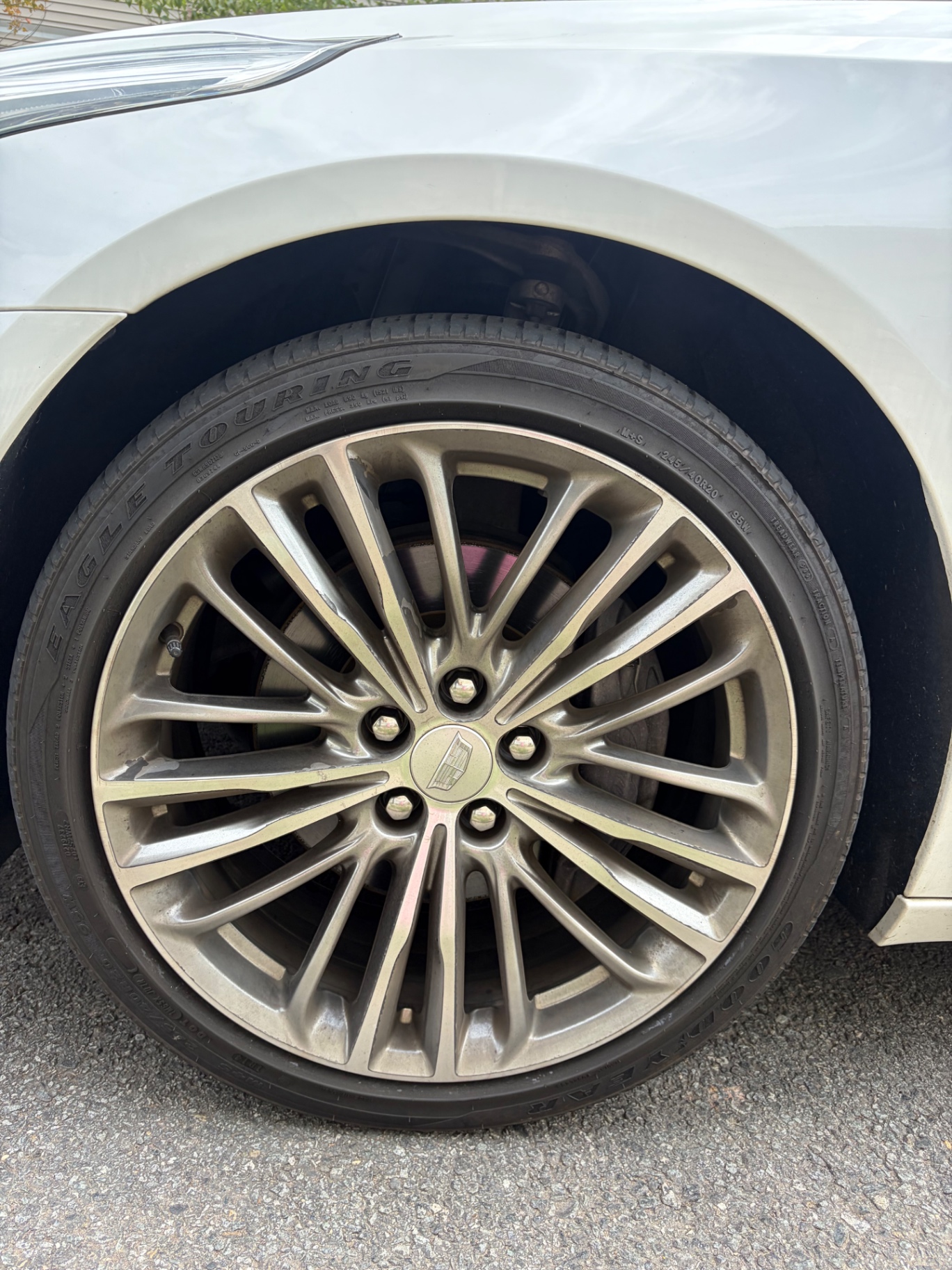 Cadillac CT6 — Wheel before detailing